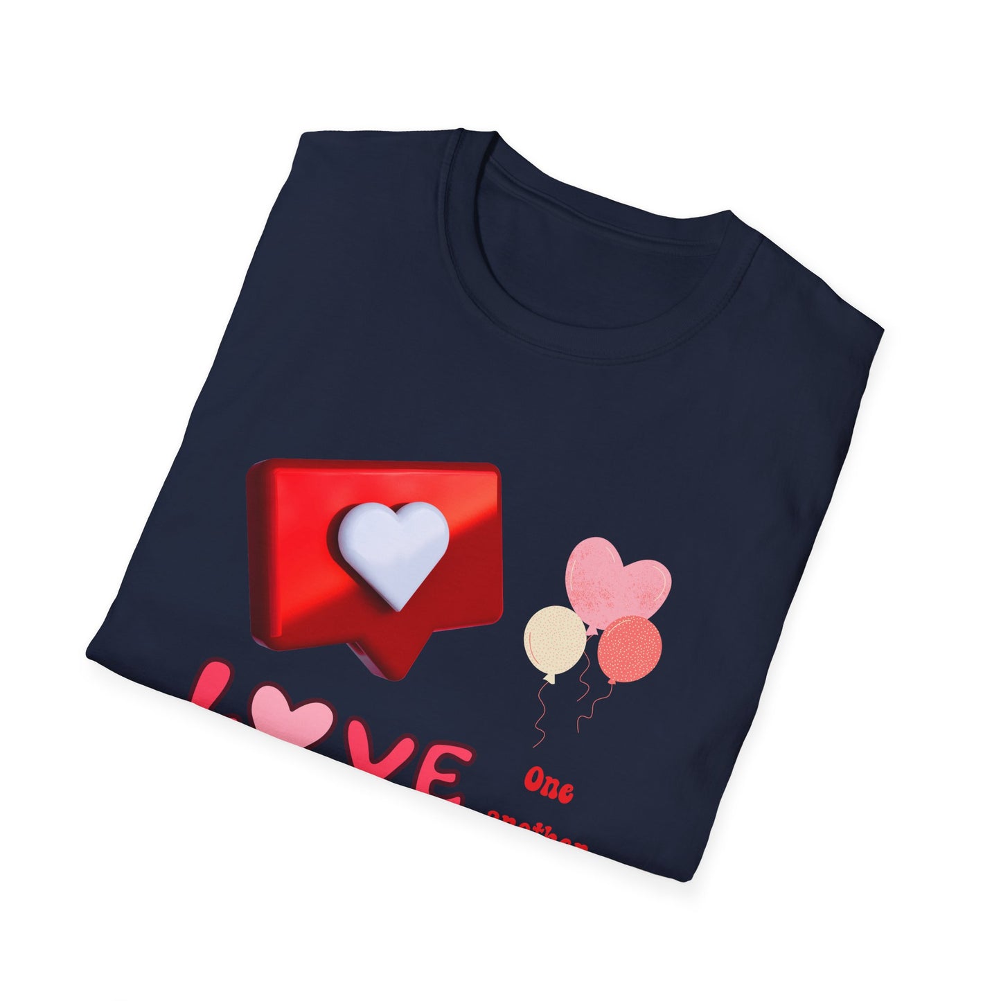 Valentine's Day Unisex T-Shirt - Love One Another Design