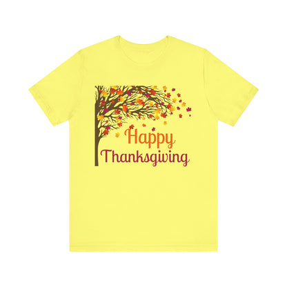Autumn Leaves Thanksgiving T-Shirt - Unisex