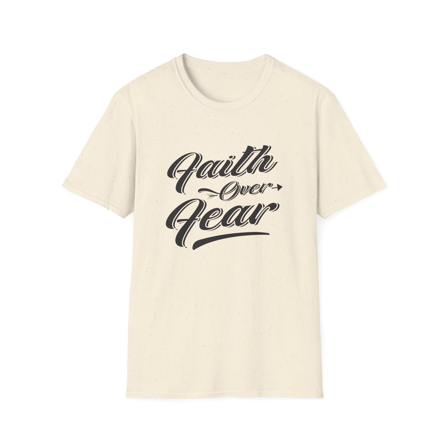 Christian Unisex T-Shirt - Faith Over Fear Design