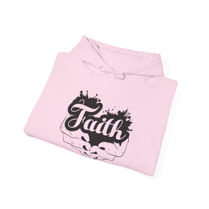 Christian Unisex Hooded Sweatshirt - Faith In Your Hands Design