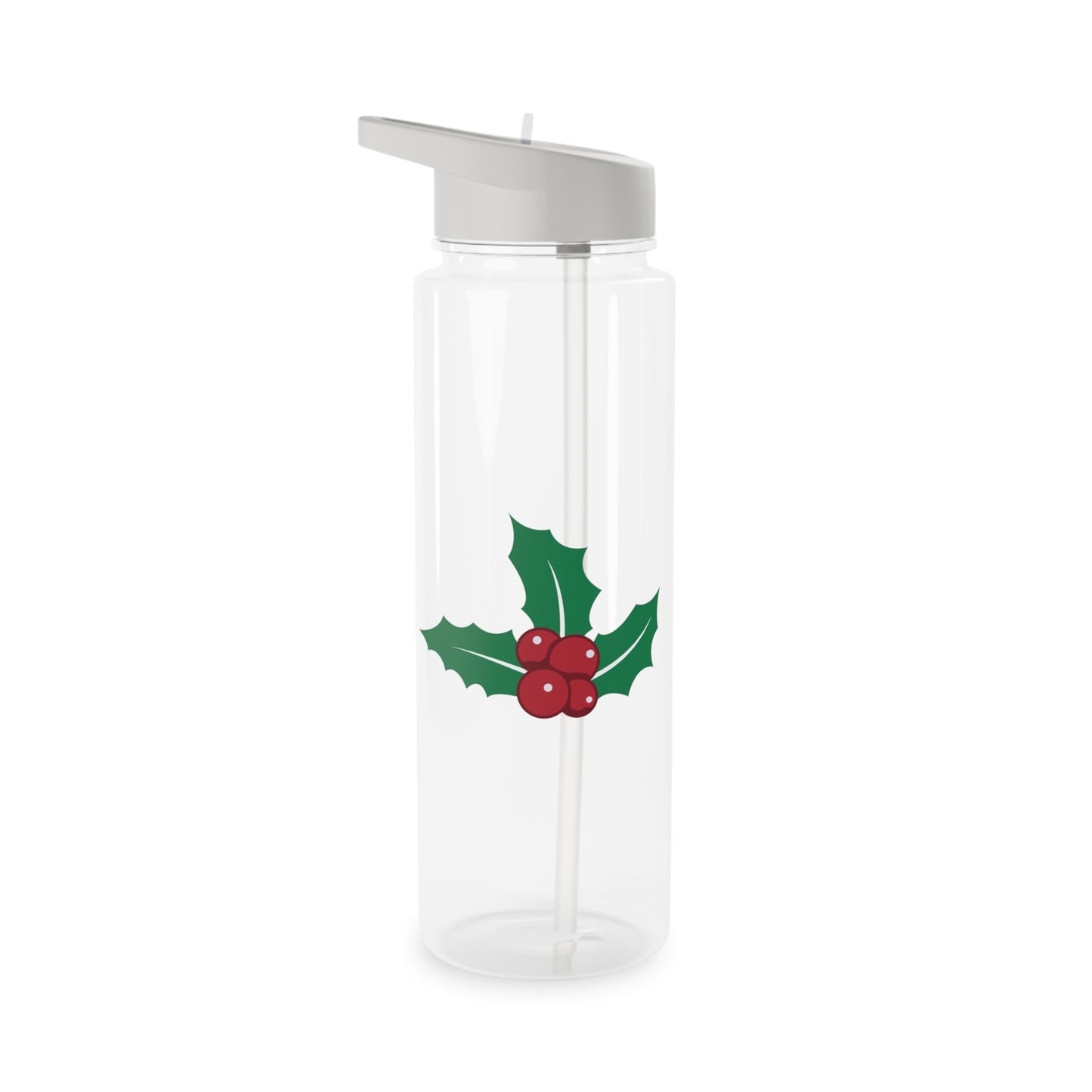 Tritan Water Bottle - Mistletoe Design