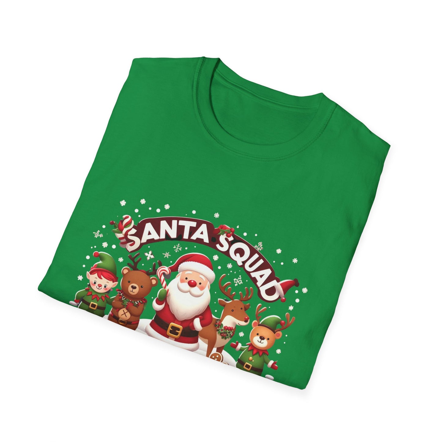 Christmas Unisex T-Shirt - Winter Santa Squad Design