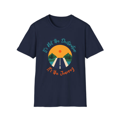 Motivational Unisex T-Shirt - It's The Journey Design