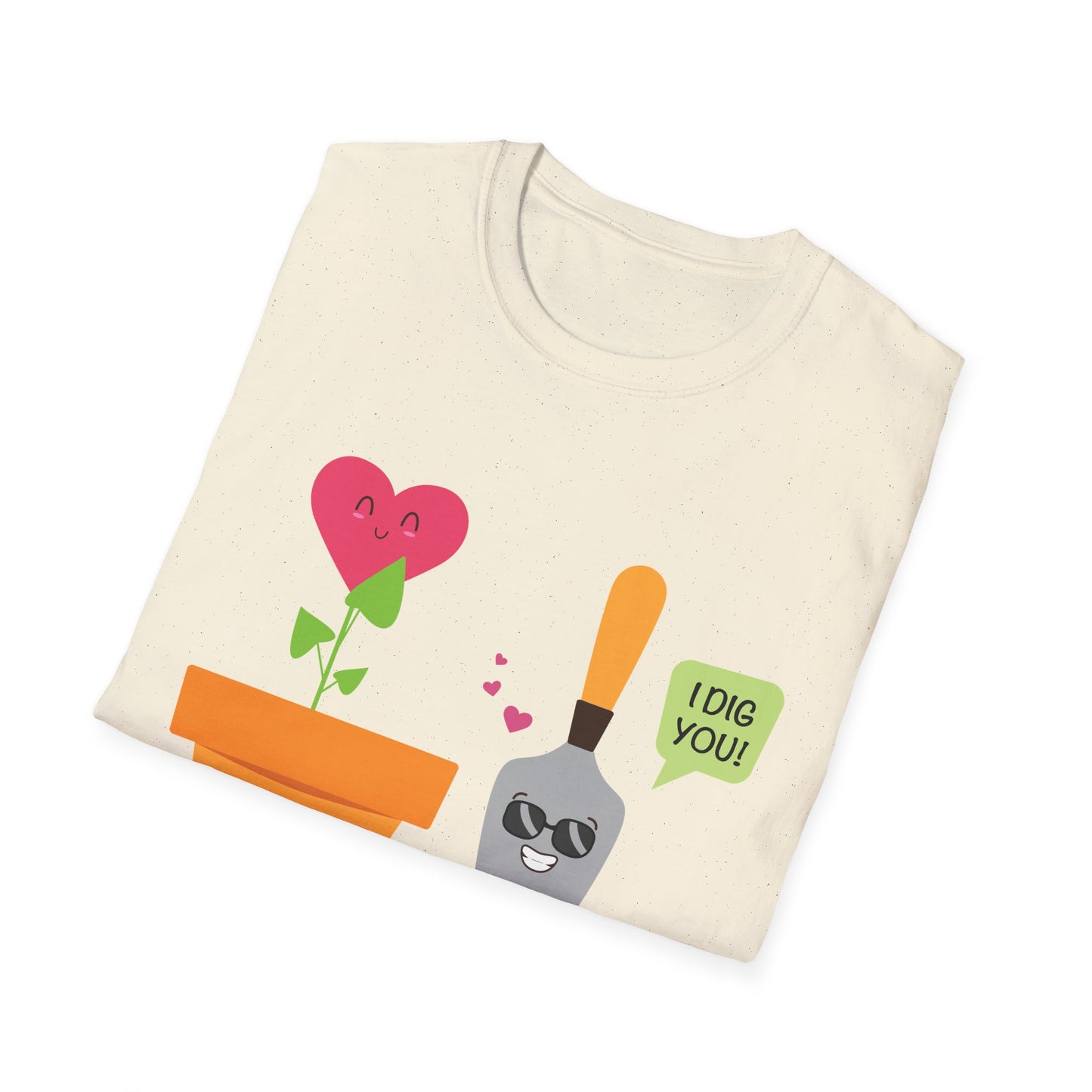 Valentine's Day Unisex T-Shirt - I Dig You! Design