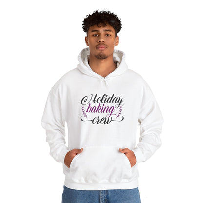 Christmas Unisex Hooded Sweatshirt - Holiday Baking Crew Design