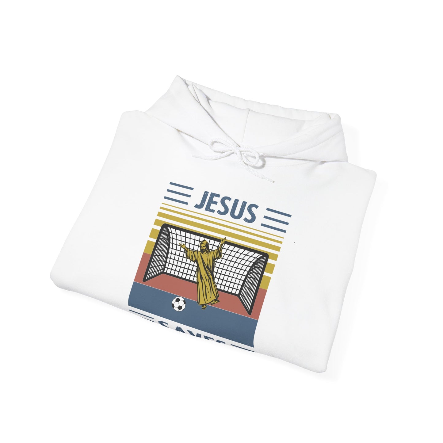 Christian Unisex Hooded Sweatshirt - Jesus Saves Design