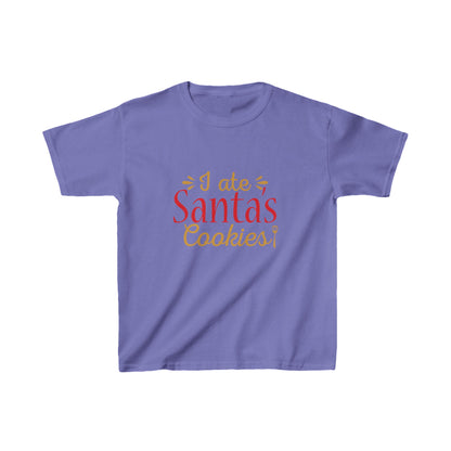 Christmas Unisex Kids T-Shirt - I Ate Santa's Cookies Design