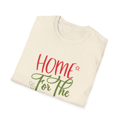 Christmas Unisex T-Shirt - Home For The Holidays Design