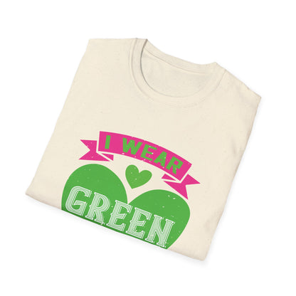 Mother's Day Unisex T-Shirt - I Wear Green For My Mom Design