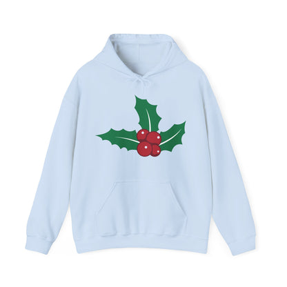 Christmas Unisex Hooded Sweatshirt - Mistletoe Design