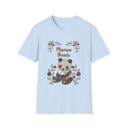 Mother's Day Unisex T-Shirt - Mama Bear Panda Design