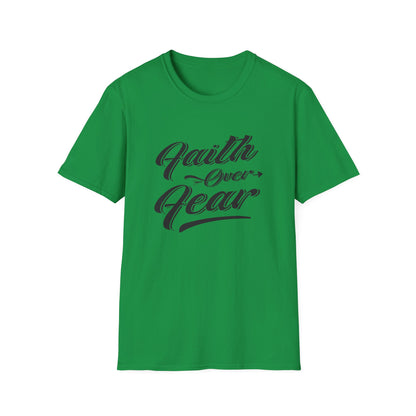 Christian Unisex T-Shirt - Faith Over Fear Design