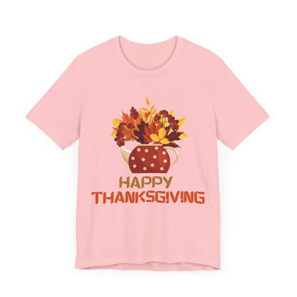 Kettle Plants in Fall Thanksgiving T-Shirt - Unisex