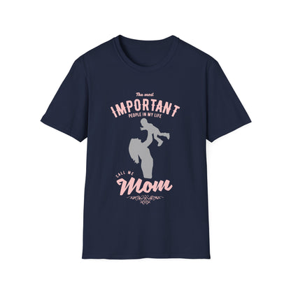 Mother's Day Unisex T-Shirt - Call Me Mom Design