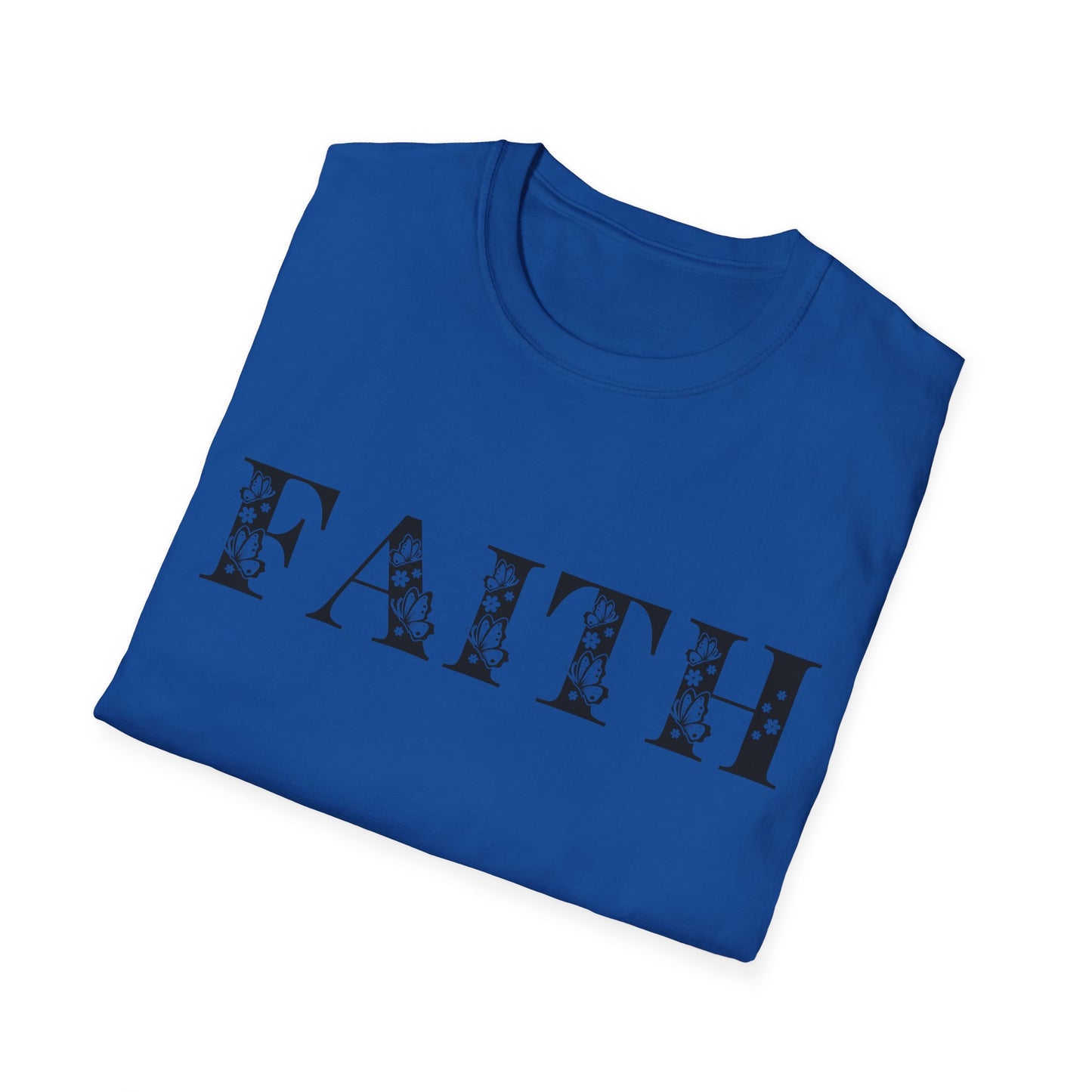 Christian Unisex T-Shirt - Faith Black Design