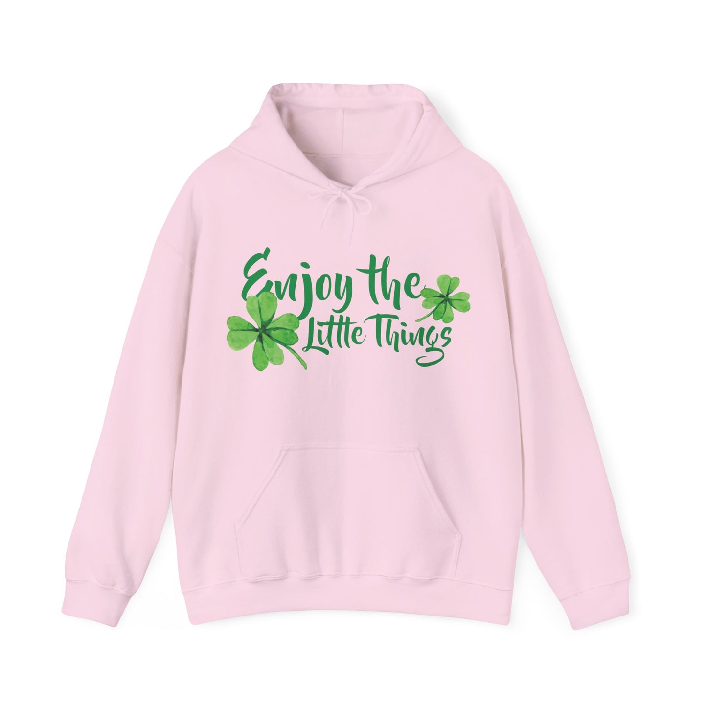 Motivational Unisex Hooded Sweatshirt - Enjoy The Little Things Design