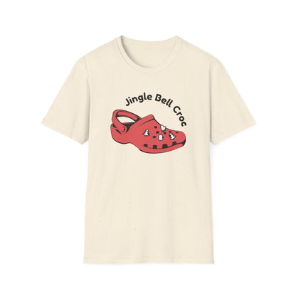 Christmas Unisex T-Shirt - Jingle Bell Croc Design