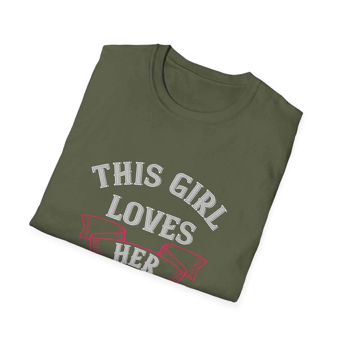 Valentine's Day Unisex T-Shirt - This Girl Loves Her Boyfriend Design