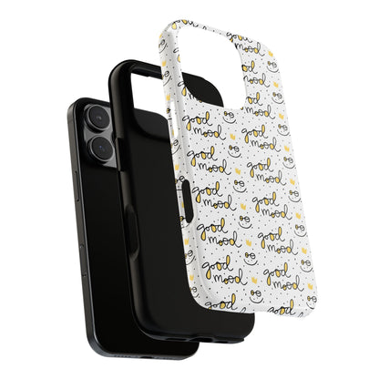 Motivational Tough Cases for iPhone - Good Mood Pattern Design