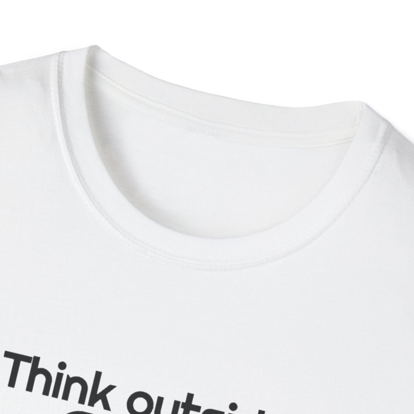 Motivational Unisex T-Shirt - Think Outside The Box Design