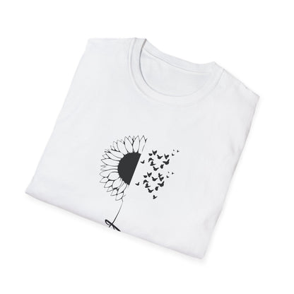 Christian Unisex T-Shirt - Faith Sunflower Design