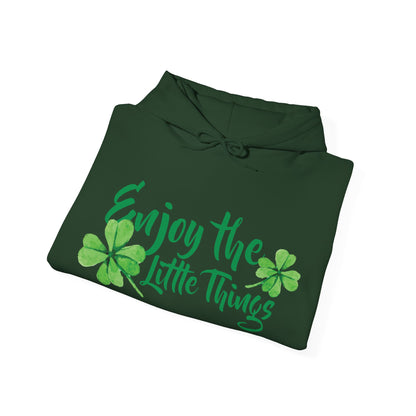 Motivational Unisex Hooded Sweatshirt - Enjoy The Little Things Design