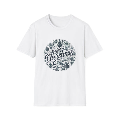 Christmas Unisex T-Shirt - Xmas Tree Ornaments Design