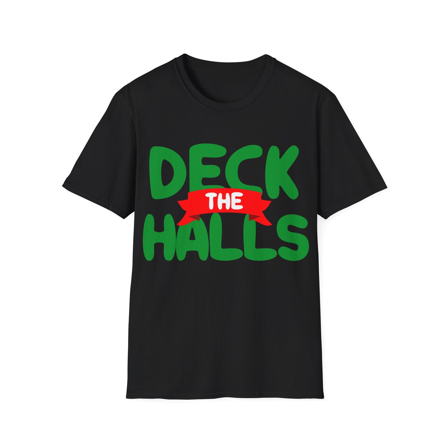 Christmas Unisex T-Shirt - Deck the Halls Design