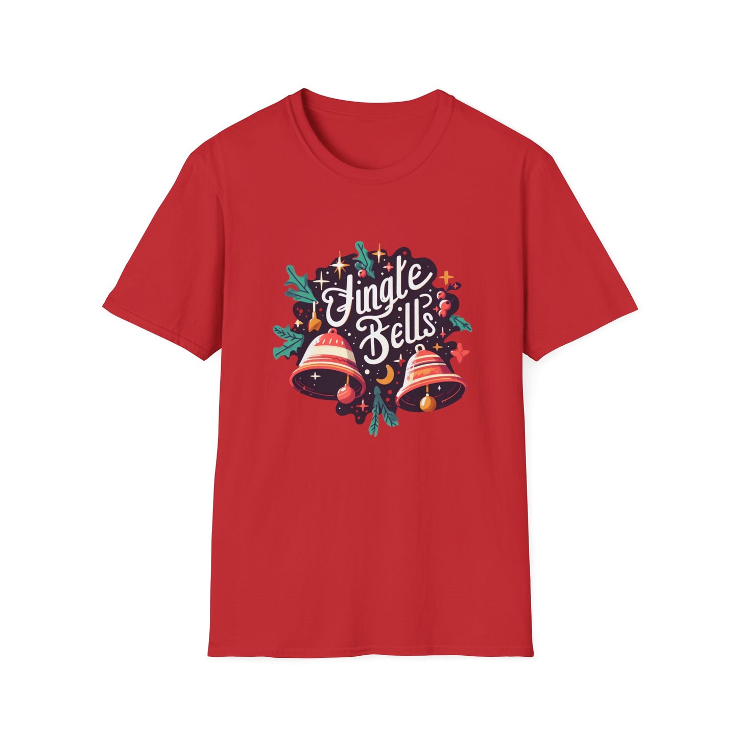 Christmas Unisex T-Shirt - Jingle Bells Design