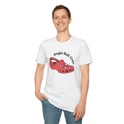 Christmas Unisex T-Shirt - Jingle Bell Croc Design