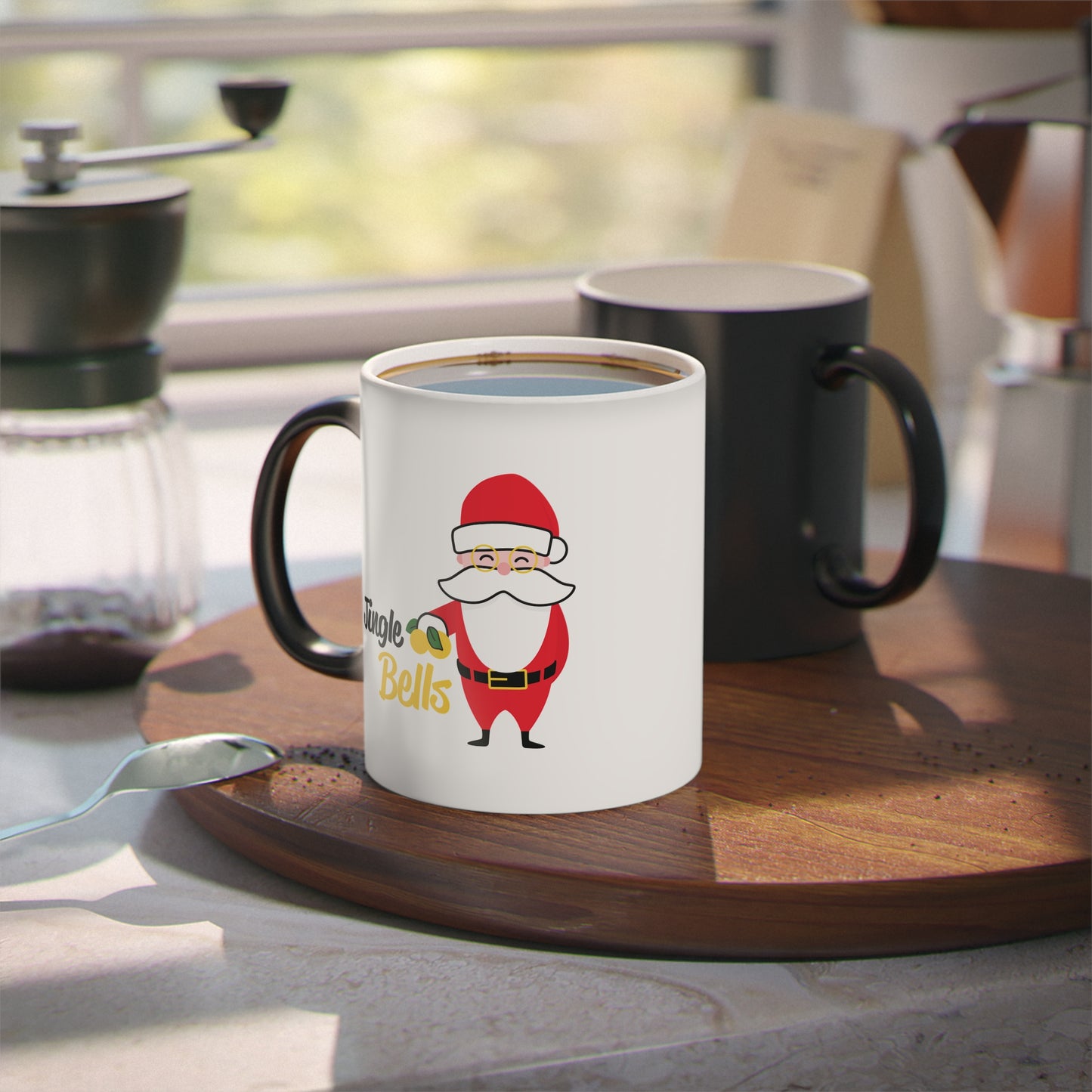 Christmas Color Changing Mug - Jingle Bells Design