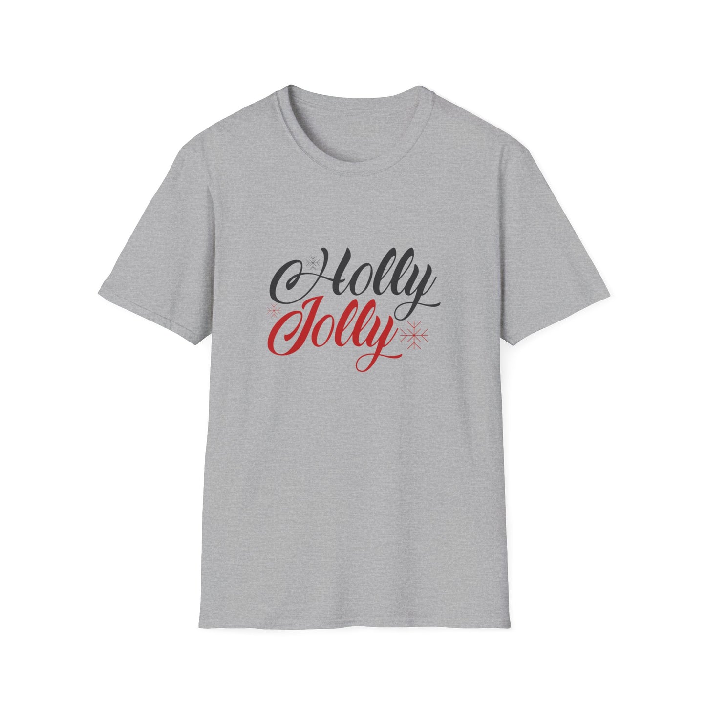 Christmas Unisex T-Shirt - Holly Jolly Design