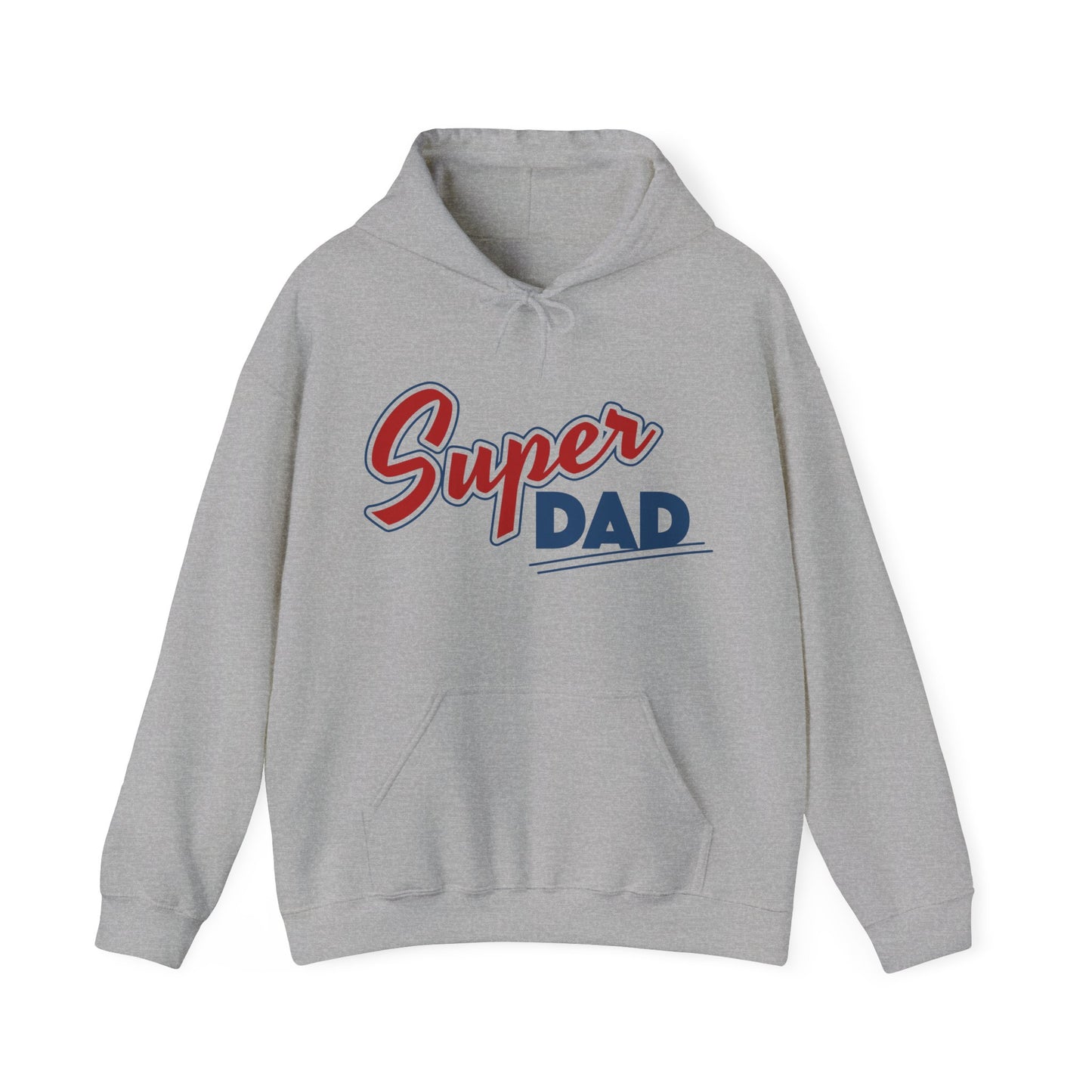 Father's Day Unisex Hooded Sweatshirt - Super Dad Design