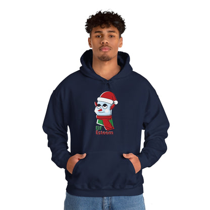 Christmas Unisex Hooded Sweatshirt - Elf Esteem Design