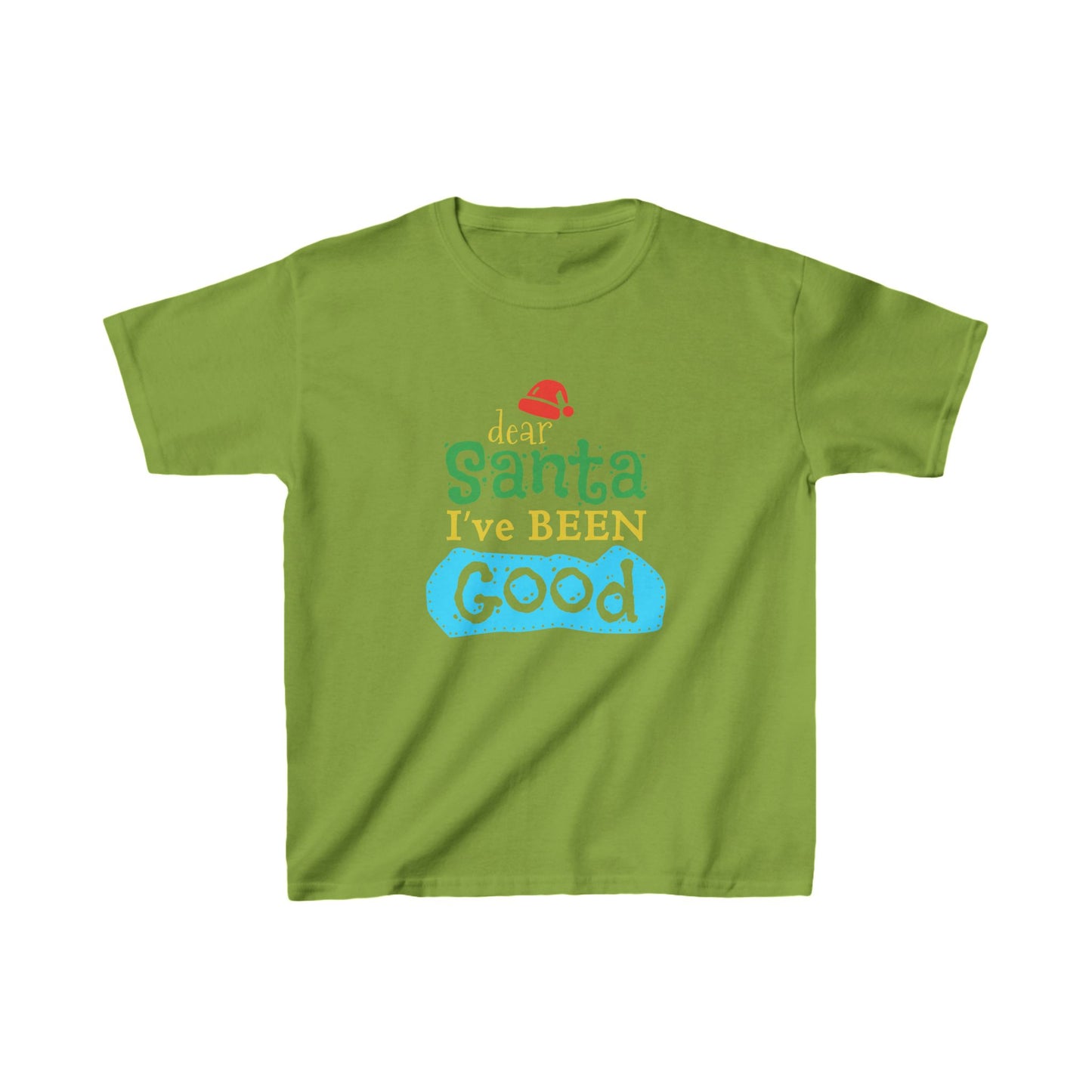 Christmas Unisex Kids T-Shirt - Dear Santa I've Been Good Design