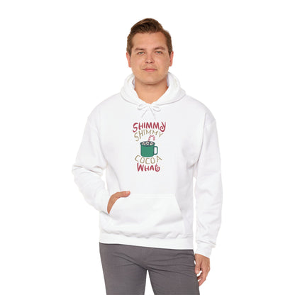 Christmas Unisex Hooded Sweatshirt - Shimmy Shimmy Cocoa What Design