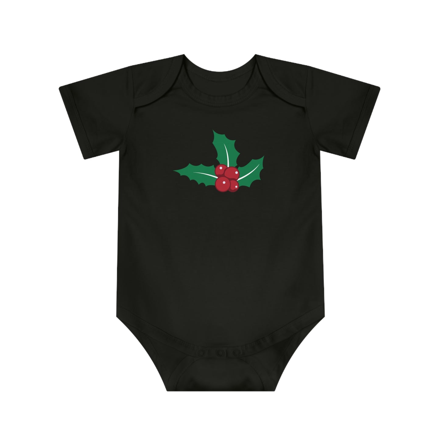 Christmas Baby Bodysuit - Mistletoe Design