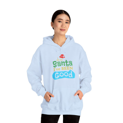 Christmas Unisex Hooded Sweatshirt - Dear Santa I've Been Good Design