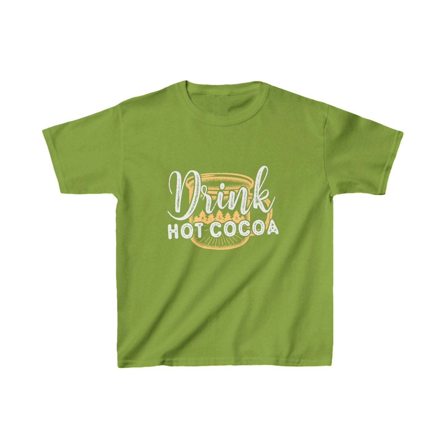 Christmas Unisex Kids T-Shirt - Drink Hot Cocoa Design