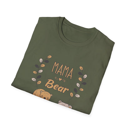 Mother's Day Unisex T-Shirt - Cute Mama Bear Design