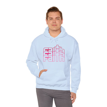 Christian Unisex Hooded Sweatshirt - Faith Echoes Design