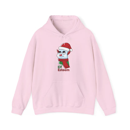 Christmas Unisex Hooded Sweatshirt - Elf Esteem Design