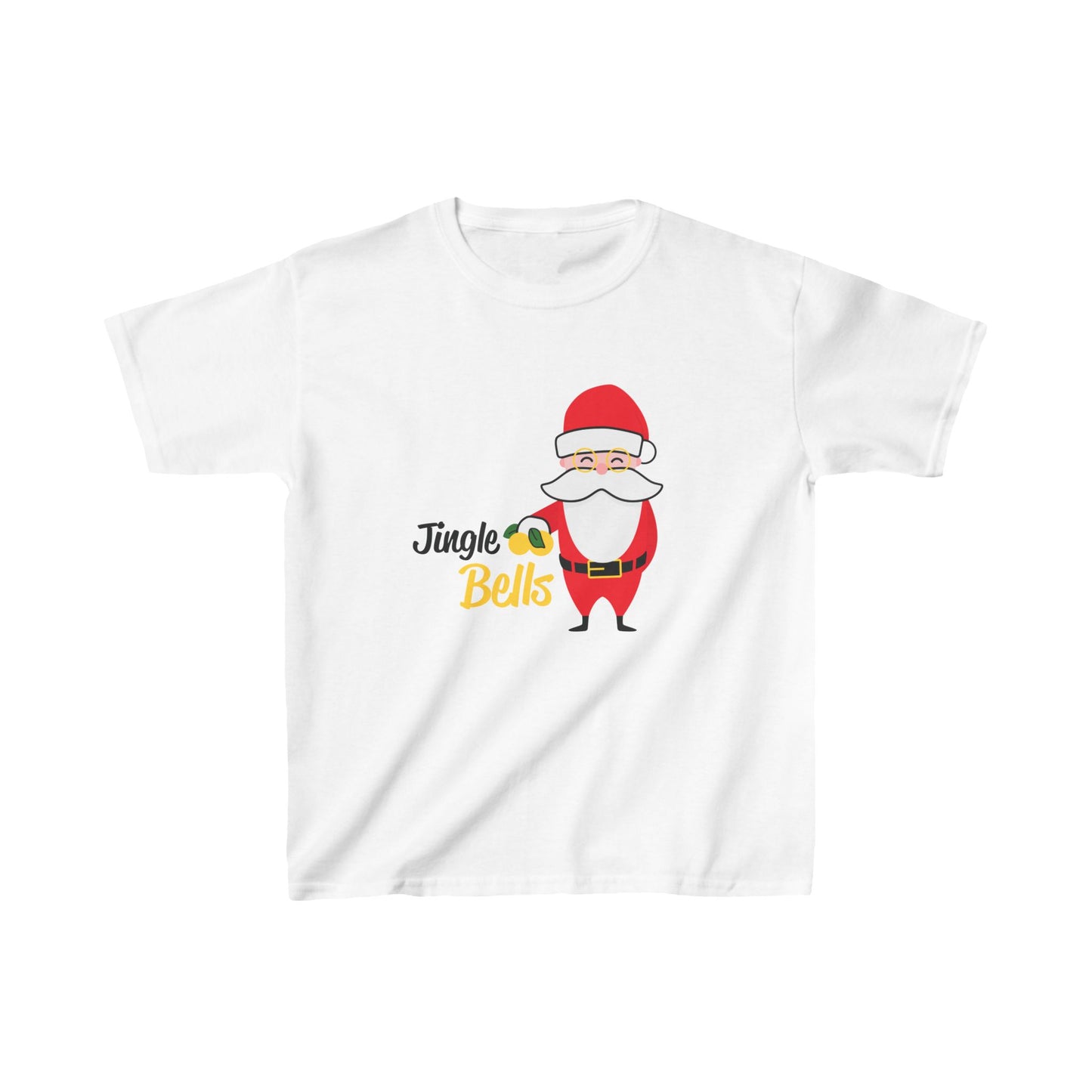 Christmas Unisex Kids T-Shirt - Jingle Bells Santa Design