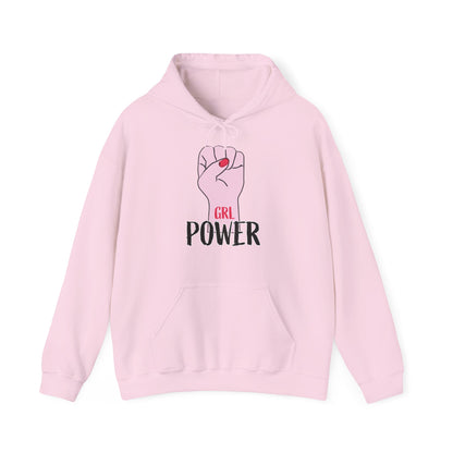 Motivational Unisex Hooded Sweatshirt - GRL Power Design