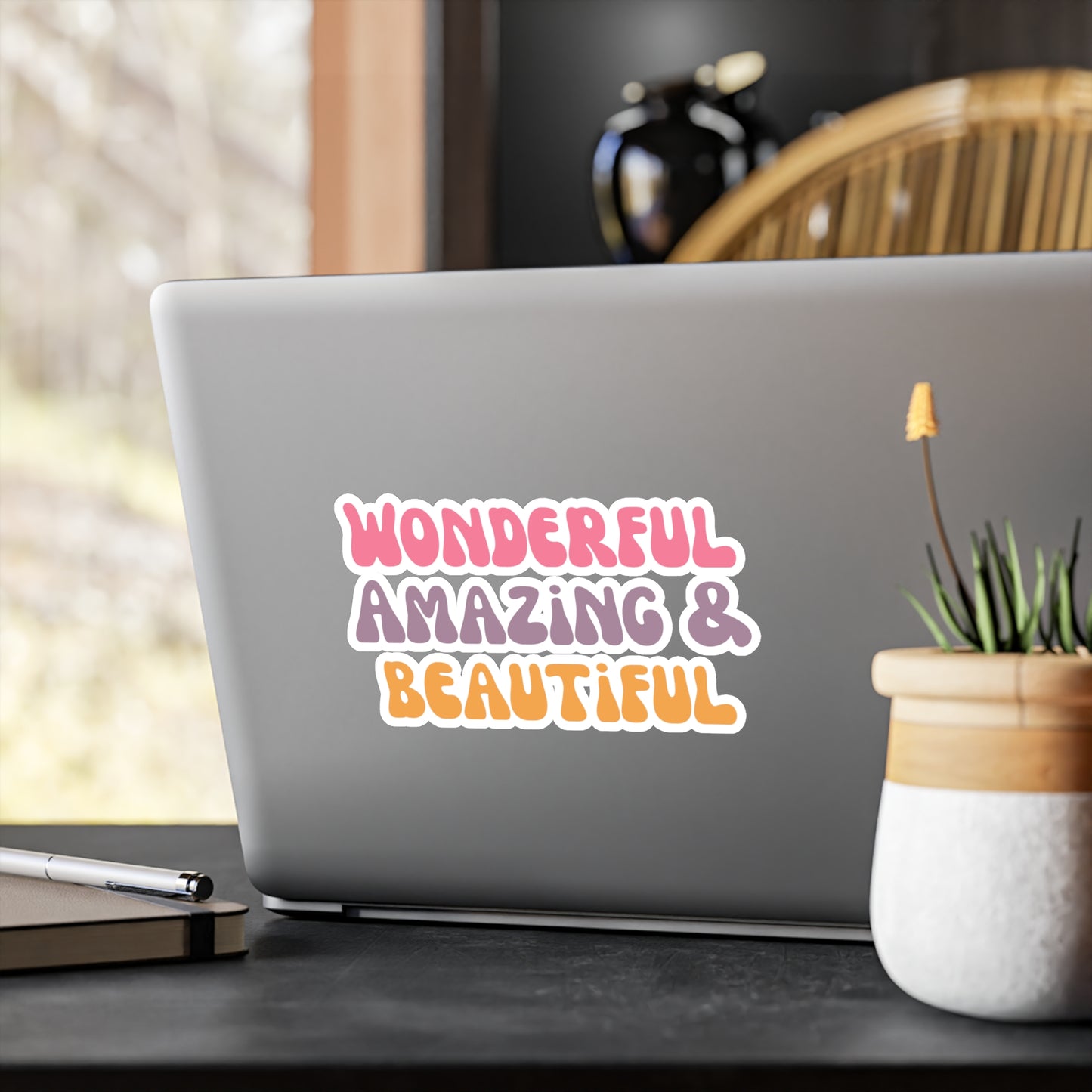 Wonderful Amazing And Beautiful Sticker