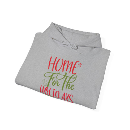 Christmas Unisex Hooded Sweatshirt - Home For The Holidays Design