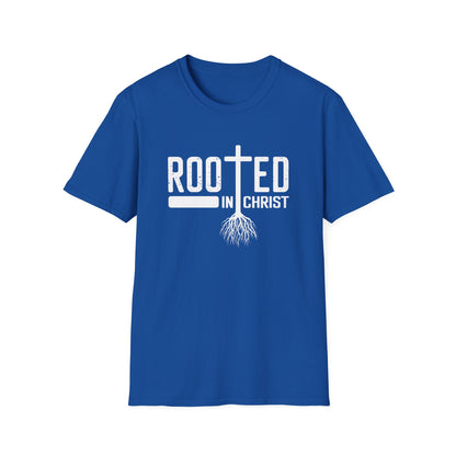 Christian Unisex T-Shirt - Rooted In Christ Design