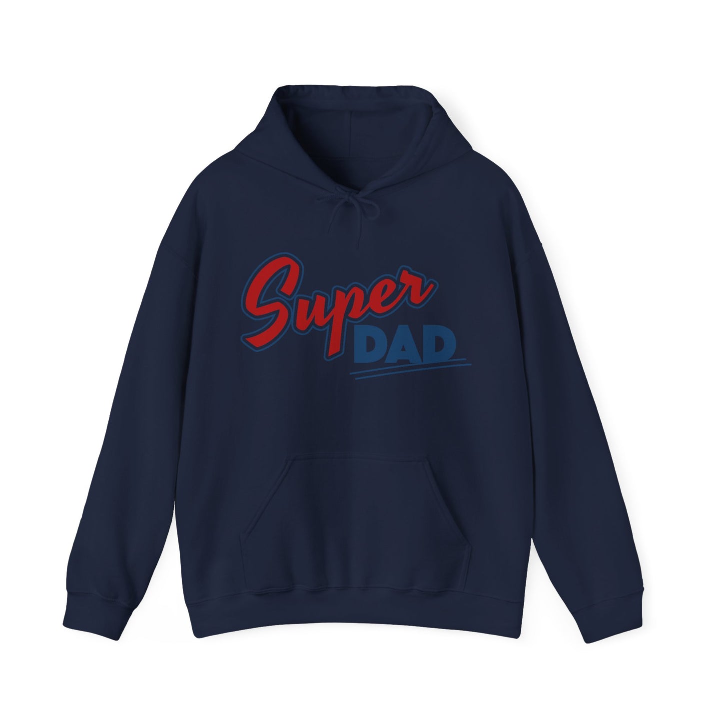 Father's Day Unisex Hooded Sweatshirt - Super Dad Design