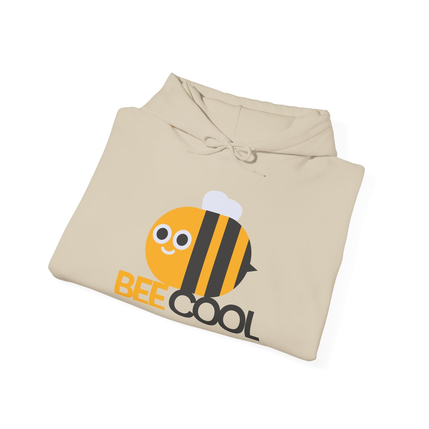 Motivational Unisex Hooded Sweatshirt - Bee Cool Design