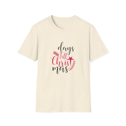 Christmas Unisex T-Shirt - Days Till Christmas Design